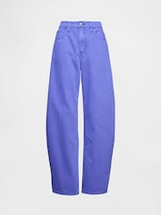 Gap Blue High Waisted Barrel Jeans - Image 5 of 6