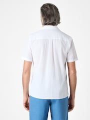 Oliver Sweeney Navy 100% Cotton Riviera Shirt - Image 2 of 4
