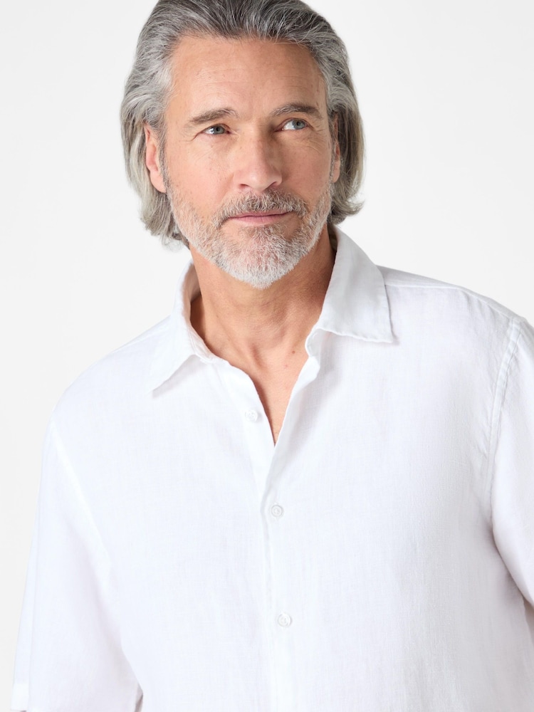 Oliver Sweeney 100% Linen Short Sleeved Shirt - Image 2 of 4