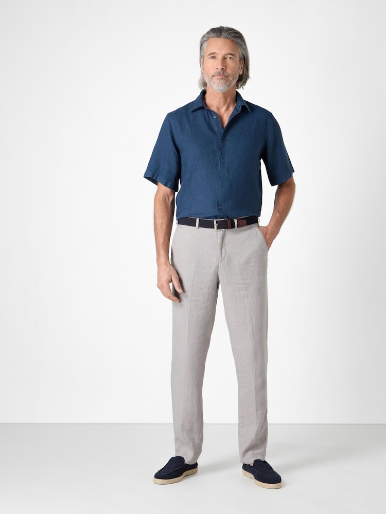 Oliver Sweeney 100% Linen Short Sleeved Shirt - Image 1 of 4