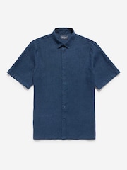 Oliver Sweeney 100% Linen Short Sleeved Shirt - Image 4 of 4