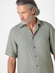 Oliver Sweeney 100% Linen Short Sleeved Shirt - Image 2 of 4