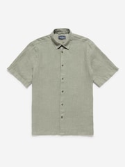 Oliver Sweeney 100% Linen Short Sleeved Shirt - Image 4 of 4
