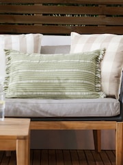 Yard Moss Tide Textured Stripe Outdoor Cushion - Image 1 of 3