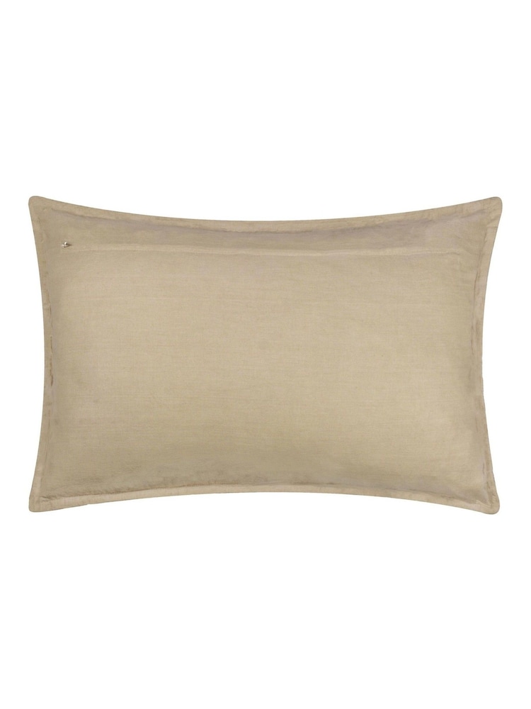 Yard Chalk Ramas Jacquard Polyester Filled Cushion - Image 2 of 4