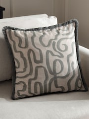 HÖEM Lina Abstract Printed Cushion - Image 1 of 6