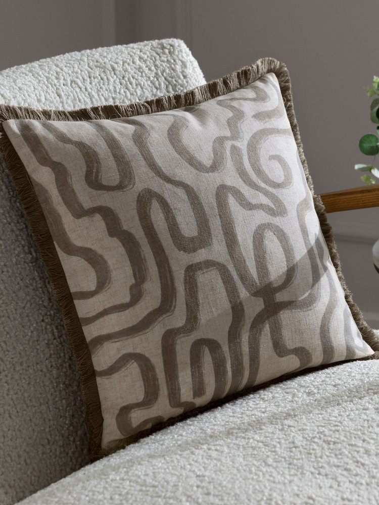 HÖEM Lina Abstract Printed Cushion - Image 1 of 6