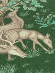 Morris & Co Forest Green The Brook Printed Outdoor Cushion - Image 3 of 3