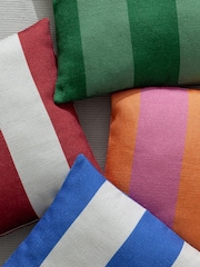 furn. Green Deck Stripe Woven Outdoor Cushion - Image 2 of 6