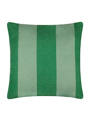 furn. Green Deck Stripe Woven Outdoor Cushion - Image 3 of 6