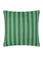 furn. Green Deck Stripe Woven Outdoor Cushion - Image 4 of 6