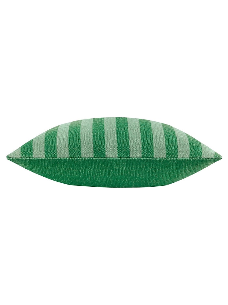 furn. Green Deck Stripe Woven Outdoor Cushion - Image 5 of 6
