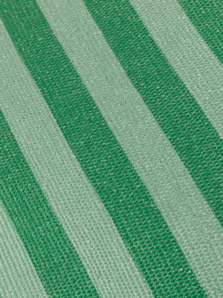 furn. Green Deck Stripe Woven Outdoor Cushion - Image 6 of 6