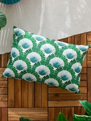 furn. Green Dellacorte Printed Outdoor Cushion - Image 1 of 6