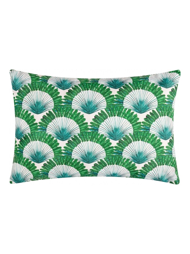 furn. Green Dellacorte Printed Outdoor Cushion - Image 2 of 6