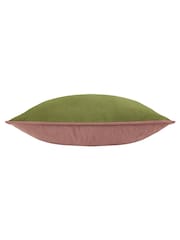 Paoletti Olive Moonlit Flight Embroidered Feather Cushion - Image 3 of 4