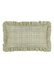furn. Meadow Haze Embroidered Ruffle Cushion - صورة 4 من 6