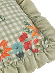 furn. Meadow Haze Embroidered Ruffle Cushion - صورة 6 من 6
