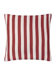 Furn White Deck Stripe Woven Outdoor Cushion - Image 3 of 6