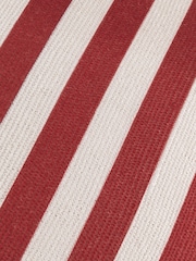 Furn White Deck Stripe Woven Outdoor Cushion - Image 5 of 6