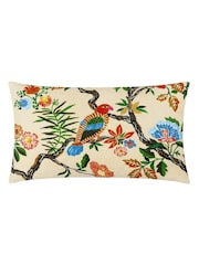 Wylder Multicolour Sittacula Embroidered Polyester Filled Cushion - Image 3 of 6