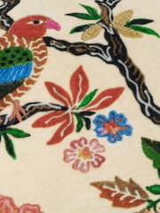 Wylder Multicolour Sittacula Embroidered Polyester Filled Cushion - Image 6 of 6