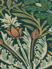 Morris & Co Forest Green Multi Acorn Printed Outdoor Cushion - Image 3 of 3