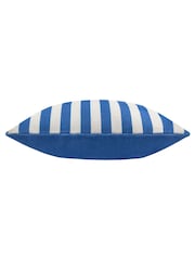 furn. White Deck Stripe Woven Outdoor Cushion - Image 5 of 5