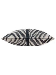 Paoletti Leopardis Zebra Print Woven Outdoor Cushion - Bild 3 von 6