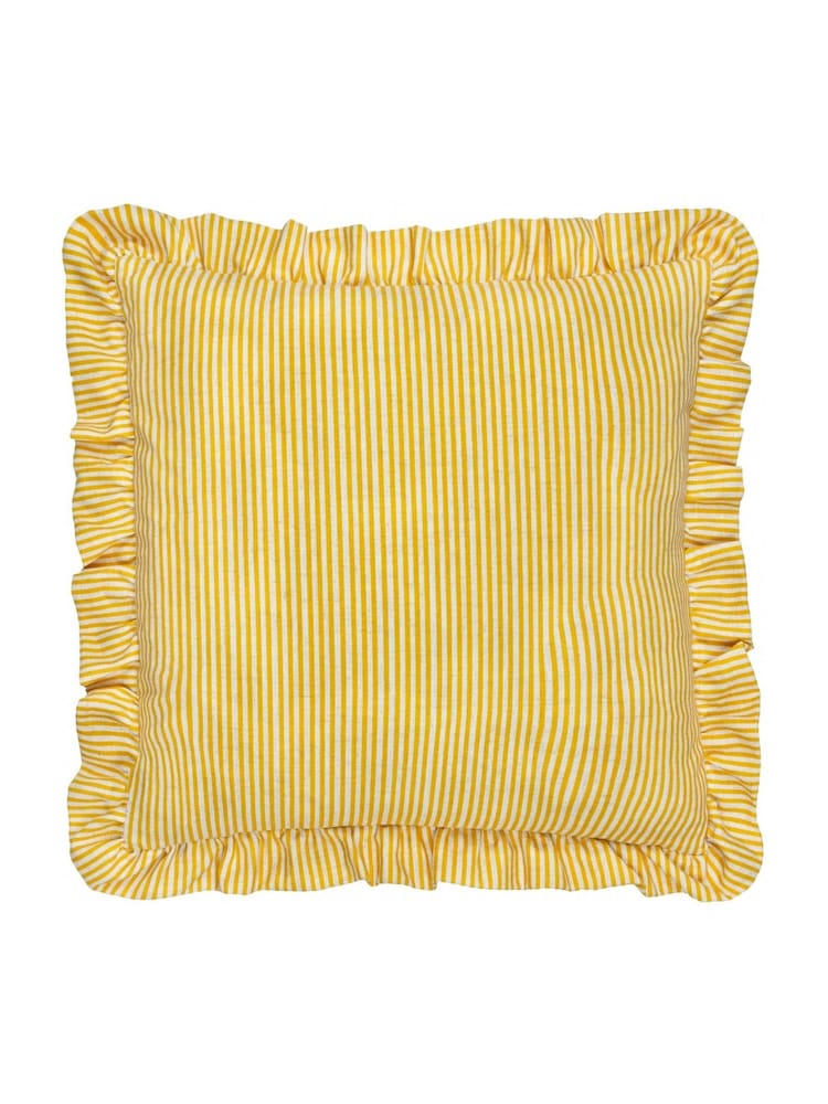 Wylder Martha Embroidered Ruffle Polyester Filled Cushion - Imagen 2 de 4