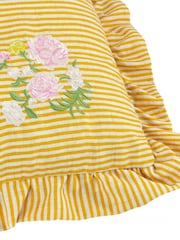 Wylder Martha Embroidered Ruffle Polyester Filled Cushion - Imagen 4 de 4
