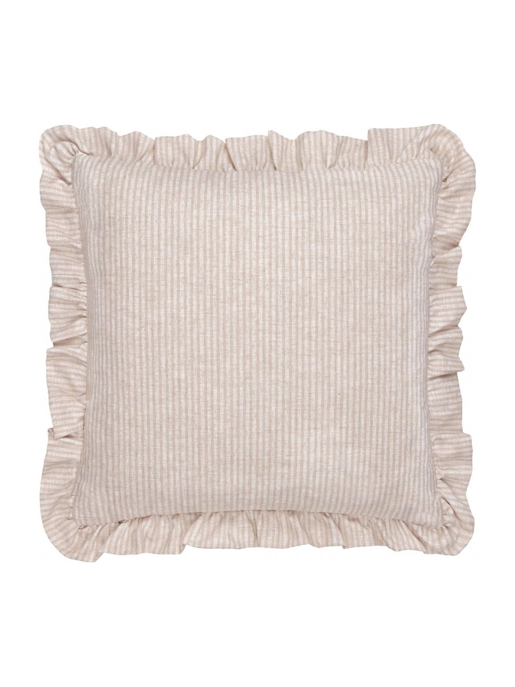 Wylder Martha Embroidered Ruffle Polyester Filled Cushion - Imagen 2 de 5