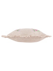Wylder Martha Embroidered Ruffle Polyester Filled Cushion - Imagen 3 de 5