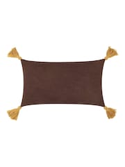 Wylder Multicolour Aritra Embroidered Velvet Cushion - Image 5 of 6