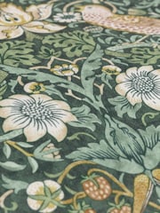 Morris & Co. Forest Green Strawberry Thief Piped Outdoor Cushion - Image 4 of 4