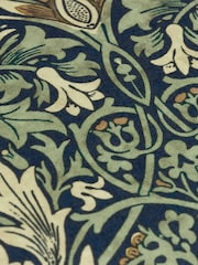 Morris & Co Indigo Snakeshead Printed Outdoor Cushion - Image 3 of 3