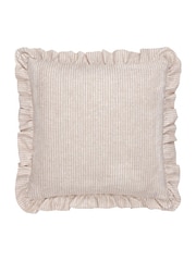 Wylder Martha Embroidered Ruffle Feather Rich Cushion - Imagen 3 de 6