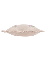 Wylder Martha Embroidered Ruffle Feather Rich Cushion - Imagen 4 de 6
