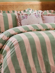 Wylder Martha Embroidered Ruffle Feather Rich Cushion - Imagen 6 de 6