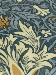 Morris & Co Indigo Snakeshead Printed Outdoor Cushion - Image 3 of 3