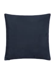 Morris & Co. Indigo Strawberry Thief Piped Outdoor Cushion - Image 2 of 4