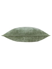 Yard Eucalpytus Heavy Chenille Velvet Reversible Piped Cushion - Image 2 of 3