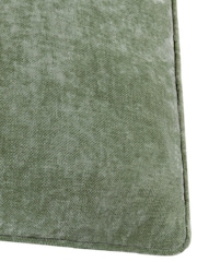 Yard Eucalpytus Heavy Chenille Velvet Reversible Piped Cushion - Image 3 of 3