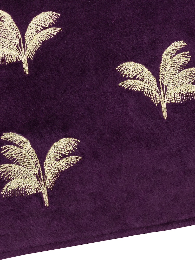Paoletti Guilded Palms Feather Filled Cushion - صورة 4 من 4