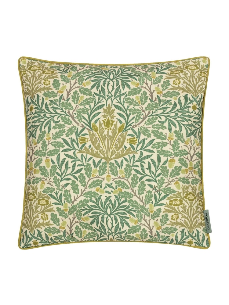 Morris & Co Sage Multi Acorn Printed Outdoor Cushion - Image 1 of 3