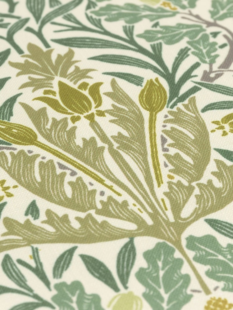 Morris & Co Sage Multi Acorn Printed Outdoor Cushion - Image 3 of 3