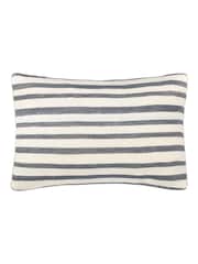 Yard Woven Stripe Feather Rich Cushion - Image 2 of 5