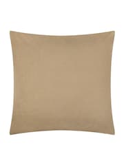 Yard Natural Tryfan Textured Cotton Polyester Filled Cushion - Image 2 of 4