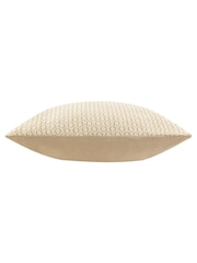 Yard Natural Tryfan Textured Cotton Polyester Filled Cushion - Image 3 of 4