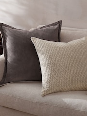 Yard Natural Tryfan Textured Cotton Cushion - Image 6 of 6